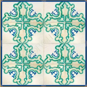 pañuelo-seda-borghia-valencia-67x67cm-azulejo-antiguo-pedreguer
