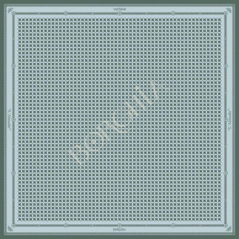 pañuelo-seda-algodon-borghia-valencia-90x90cm-vintage-sxix-reproduccion-indumentaria-tradicional-valenciana-artesania-mediterranea-verde-almudin-agua
