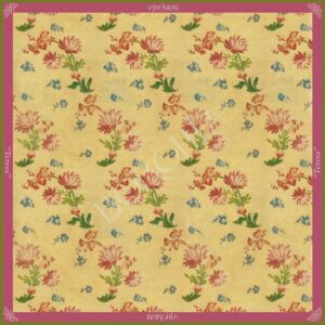 pañuelo-seda-borghiavalencia-67x67cm-artesania-mediterranea-espolin-antiguo-flores-amarillo-rosa-teresa