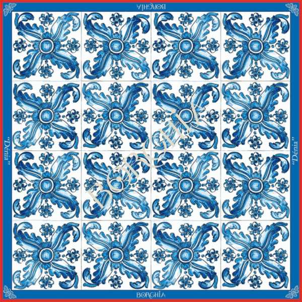 Pañuelo seda DENIA 90x90 cm