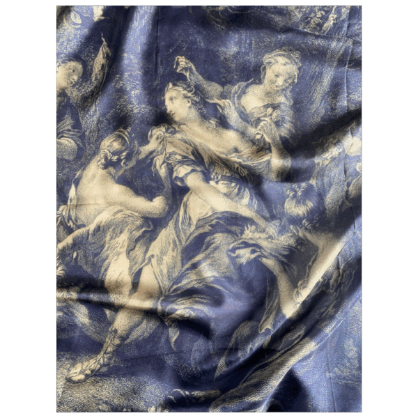 Pañuelo seda EUROPA 90x90 cm - Imagen 2