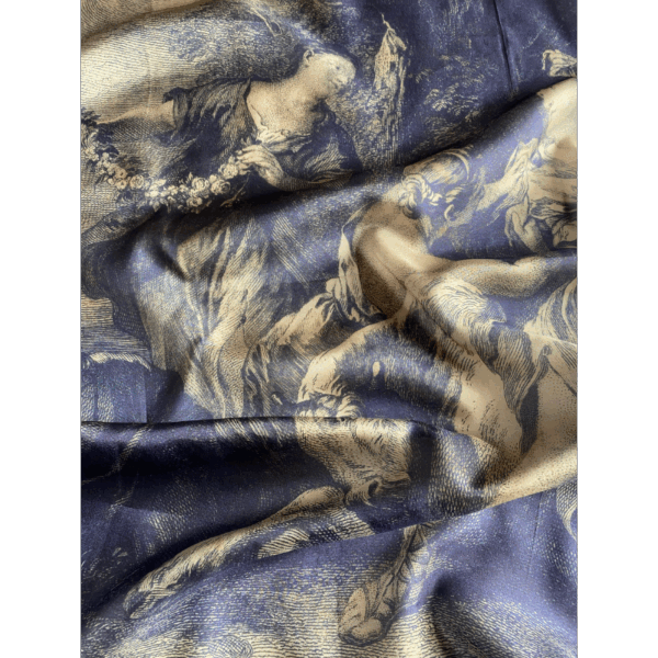 Pañuelo seda EUROPA 90x90 cm - Imagen 3