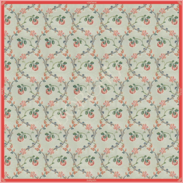 Pañuelo seda PAOLA 90x90 cm