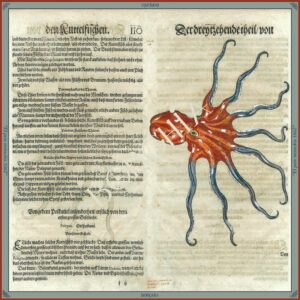 pañuelo-seda-borghia-valencia-90x90cm-artesania-mediterranea-grabado-antiguo-pulpo-tipografia-antigua-peixtremolos