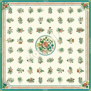 Pañuelo seda ALAMEDA 90x90 cm