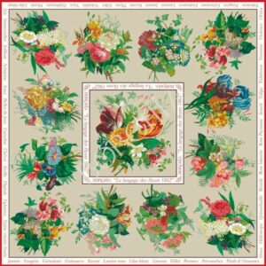 pañuelo-seda-borghiavalencia-90x90cm-artesania-mediterranea-flores-vintage-romanticismo-sxix-lenguaje-emblematico-de-las-flores-langagedesfleurs