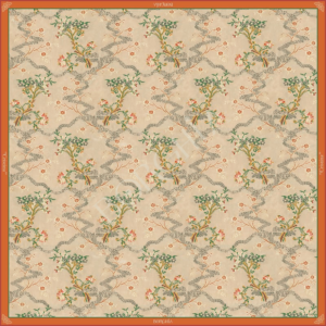 Pañuelo seda CRISTINA 90x90 cm