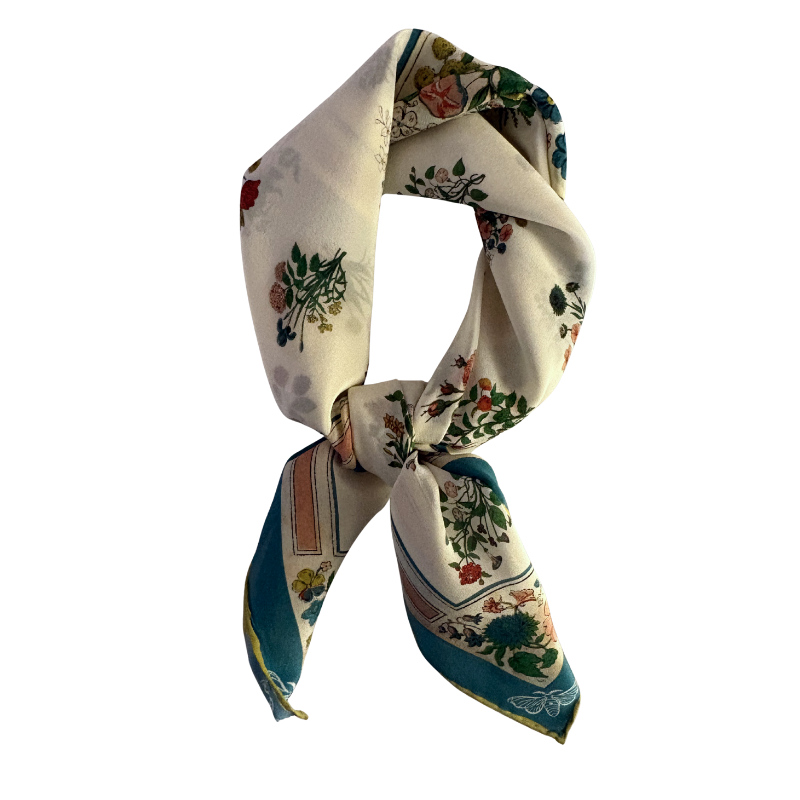 Pañuelo seda ALAMEDA 65x65 cm - Imagen 3