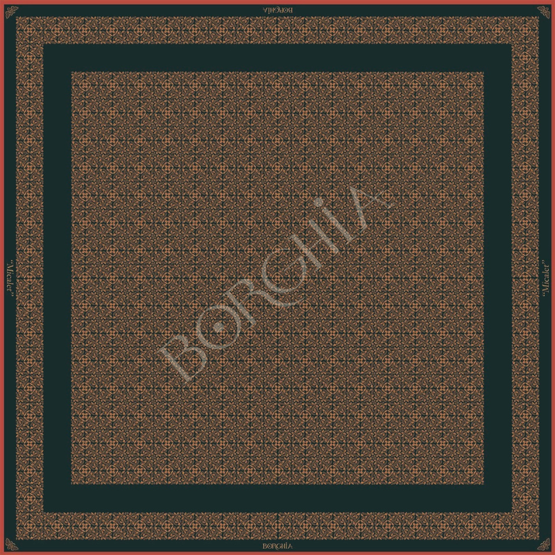 Pañuelo seda-algodón MICALET 90x90 cm - Imagen 4