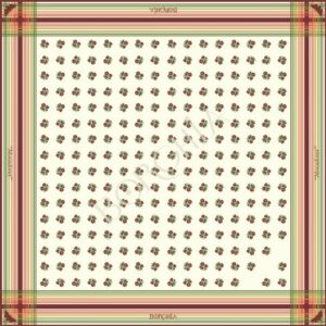 pañuelo-seda-algodon-borghia-valencia-90x90cm-flores-pequeñes-cuadros-antiguo-rojo-verde-marfil-mocadoret